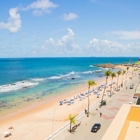 Belissimo Flat Direto Na Praia Da Barra - Flat Beira Mar No Circuito Do Carnaval Salvador Exteriör bild