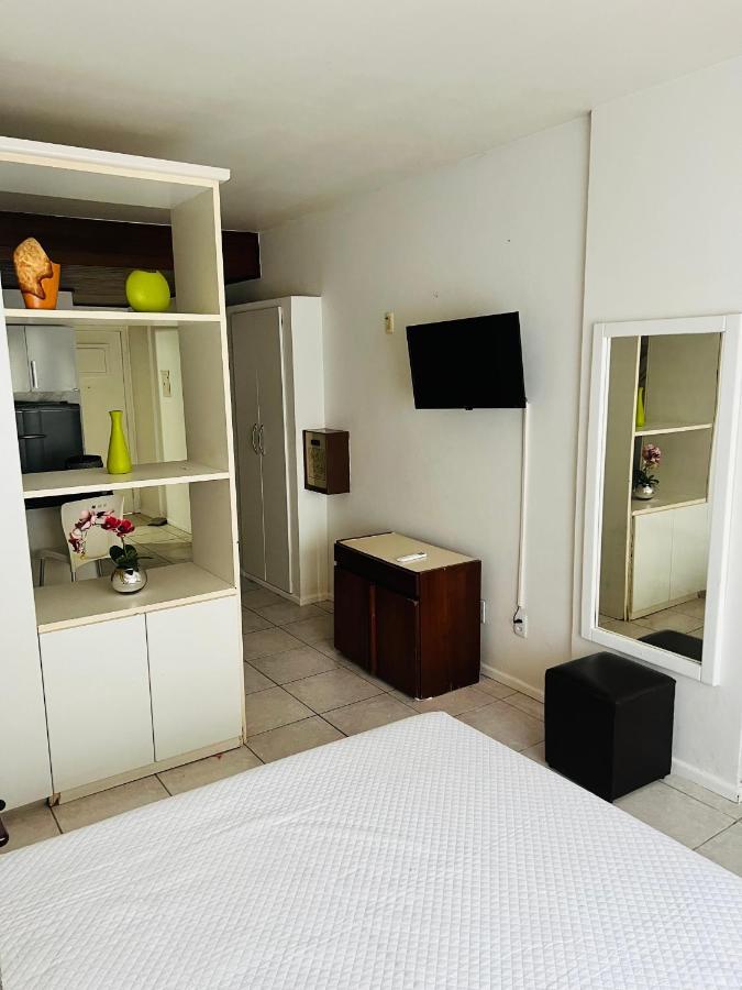 Belissimo Flat Direto Na Praia Da Barra - Flat Beira Mar No Circuito Do Carnaval Salvador Exteriör bild